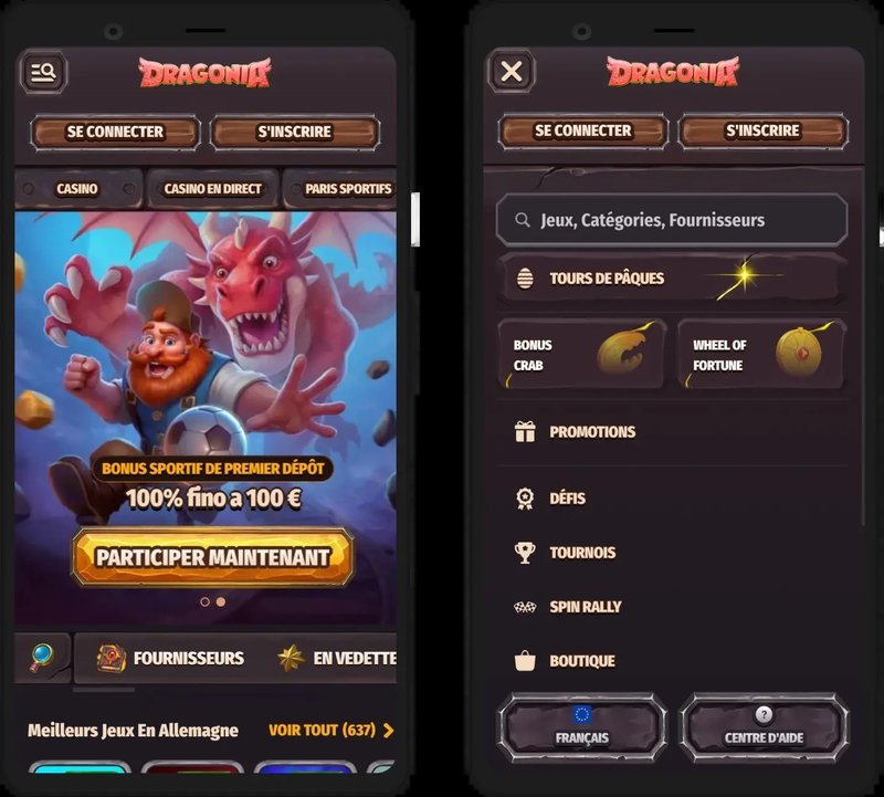 Trouvez les Meilleures Offres au Dragonia Casino en Ligne Sans Dépôt